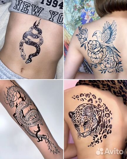 Мехенди / Временное тату / Хна / Джагуа / Роспись