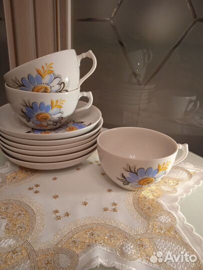 Посуда СССР чайная. Дулево, Вербилки