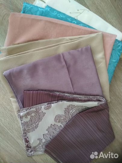 Отрезы, остатки различных видов тканей