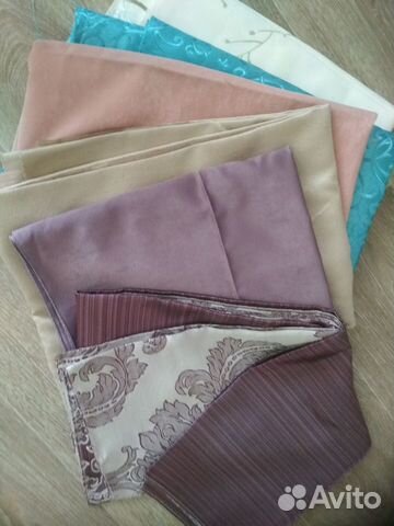 Отрезы, остатки различных видов тканей