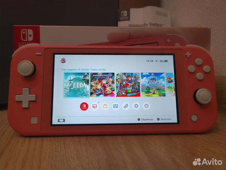 Nintendo Switch Lite 145гб+любые игры