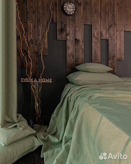 Покрывало Орфей лайм новое плед на кровать