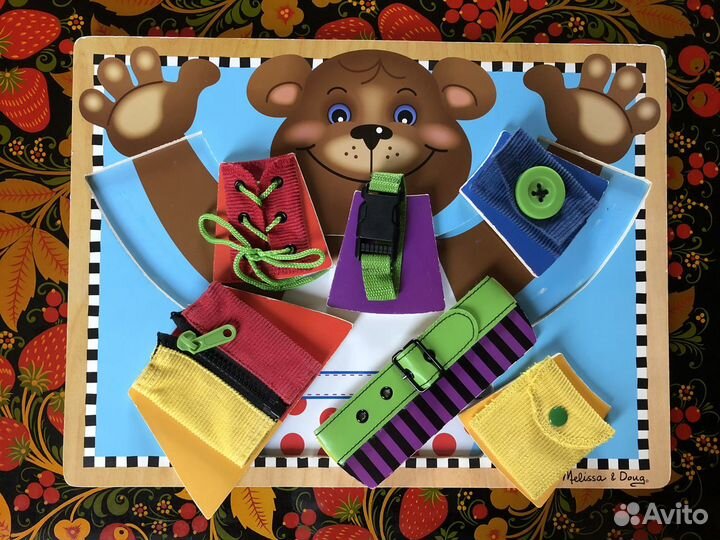 Доска Застежки Mellissa and doug