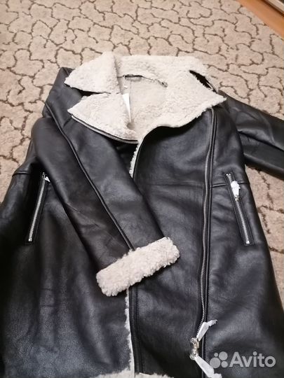 Дубленка из эко меха 44,46,48,50