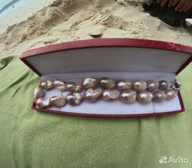 Бусы из натурального морского жемчуга, Филлипины