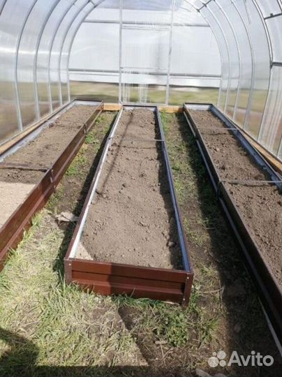 Грядка коричневая 1м х 1м х 22см