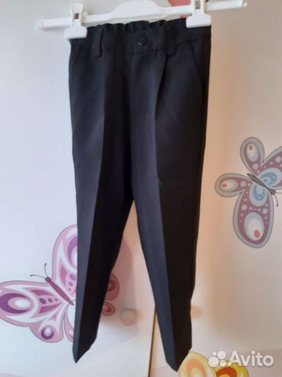 Костюм: рубашка, брюки, жилетка, бабочка