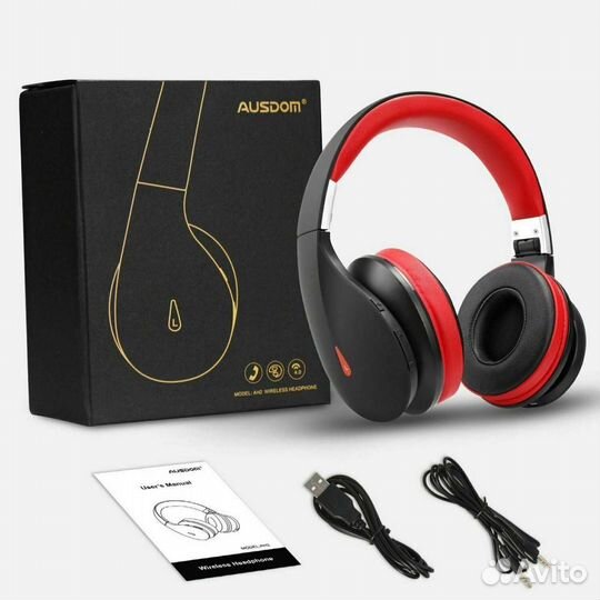 Bluetooth-наушники с микрофоном Ausdom AH2