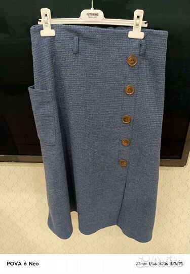 Юбка зимняя теплая новая длинная 46-48