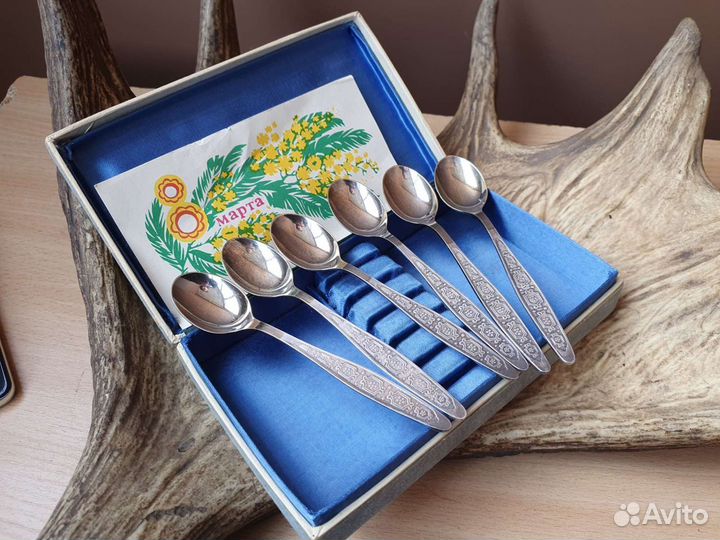 Чайные ложки мельхиор СССР