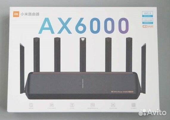 Wi-Fi Роутер Xiaomi Mi AIoT AX6000 - Оригинал