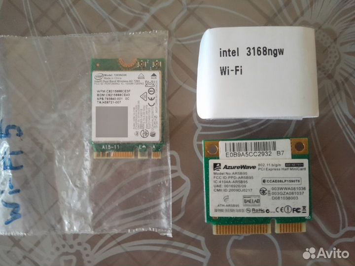 Wi-Fi модули для ноутбука (m.2 и mini Pci-e)