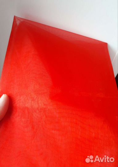 Органза красная ткань отрезы