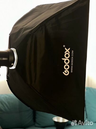 Софтбокс со светом Godox SL100 Аренда/ Прокат