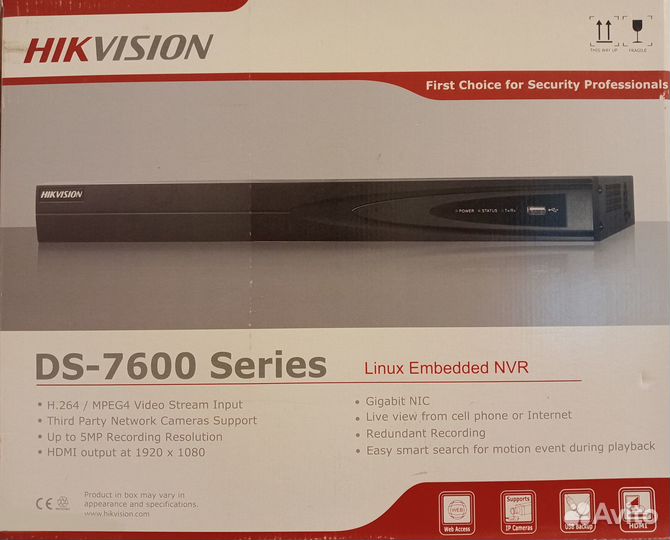 Видеорегистратор Hikvision DS-7600 Series