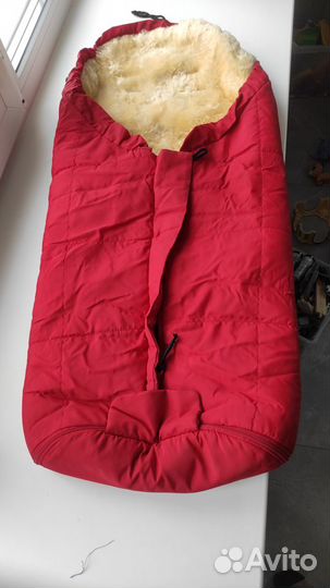 Теплый конверт из овчины