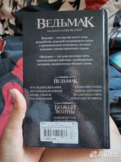 Книга Ведьмак Владычица озера