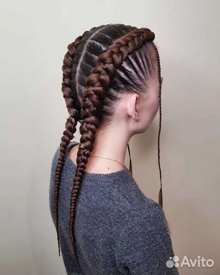Плетение косичек с канекалоном