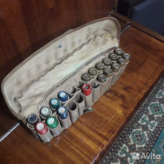 Патронташ кожаный