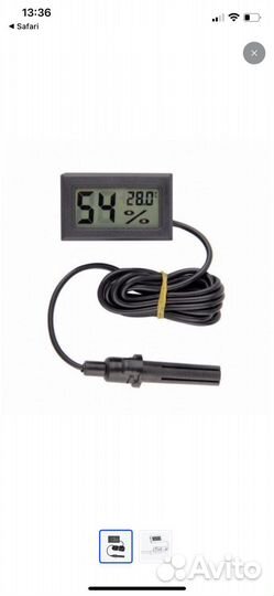 Гигрометр и термометр