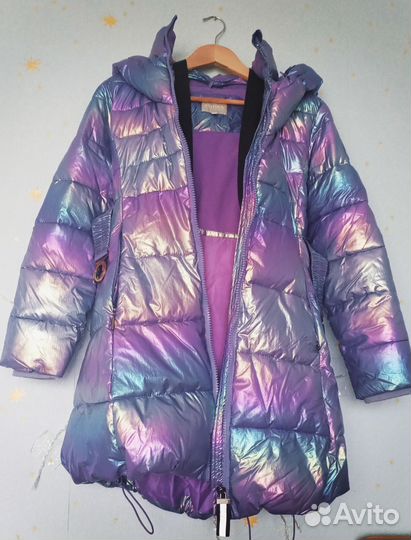 Пальто для девочки / Зимняя куртка / пуховик smena
