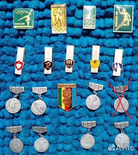 Значки СССР на тему 