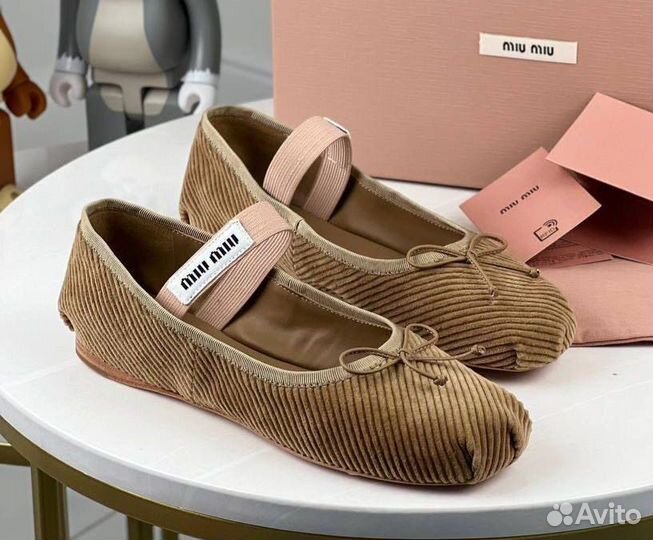 Балетки miu miu