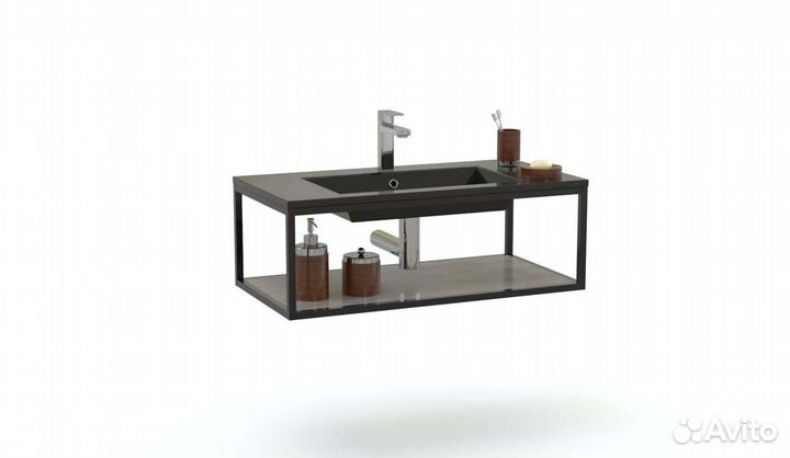 Тумба в ванную лофт