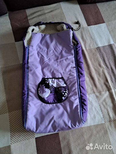 Конверт в коляску из овчины