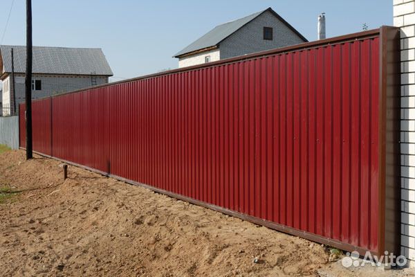 Профнастил для заборов