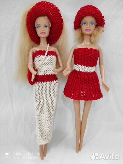 Вязаная одежда для барби