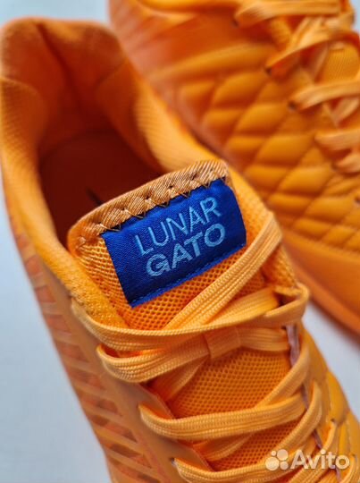 Футзалки Nike Lunar Gato II IC оранжевые