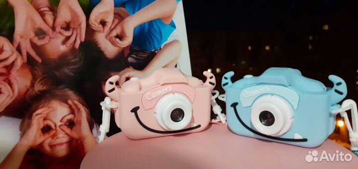 Детский фотоаппарат с 2 камерами Full HD Фото 20Мп