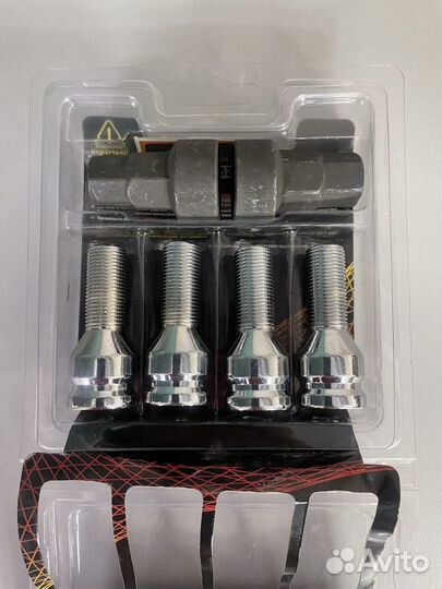 Секретки Болт М12*1,25 конус, колёсный крепёж