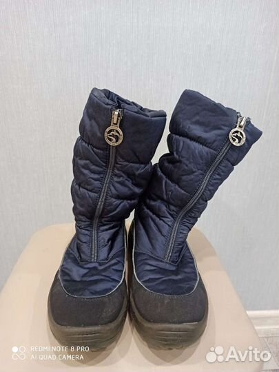 Зимние сапоги для девочки 33