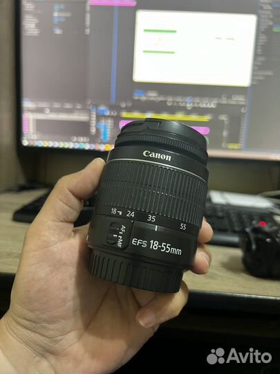 Canon 650d kit 18-55 + допы