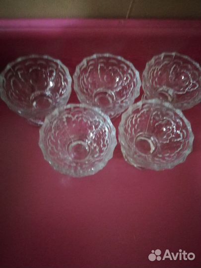 Креманки СССР в отличном состоянии 5 шт