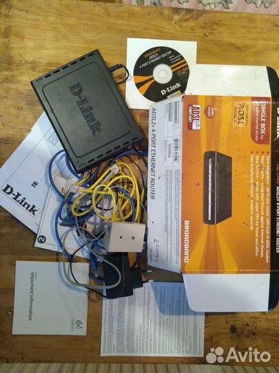 Роутер D-Link и модем Acorp 56