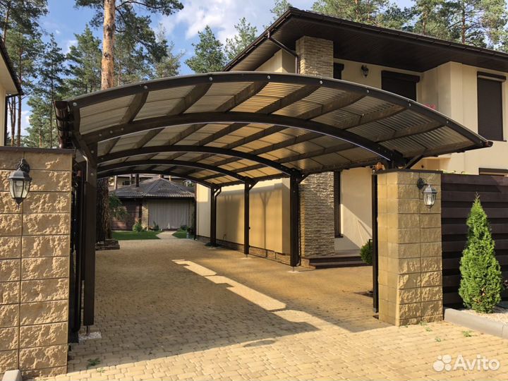 Изготовление навеса