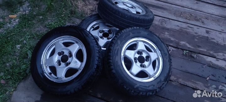 Литье диски r13 4x98 с летней резиной