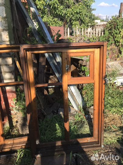 Деревянные оконные рамы бу