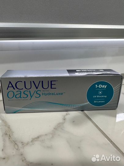 Линзы контактные acuvue oasys однодневные