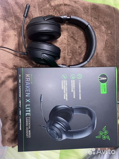 Игровые наушники Razer Kraken X Lite