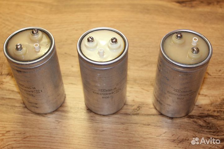 Конденсаторы К50-18 100 В 4700 мкФ