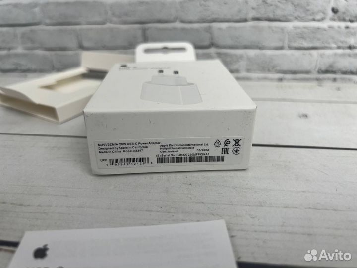 Блок питания apple 20w оригинальный