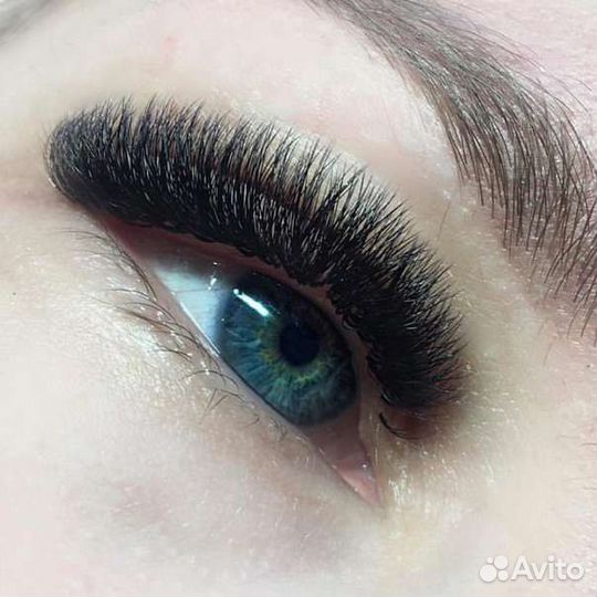 Наращивание ресниц носка до 2 месяцев