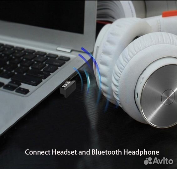 Bluetooth адаптер блютуз 5.0 оригинальный чип