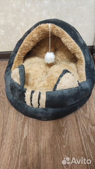 Домик лежанка для кошек и собак, S 35х35х32 см