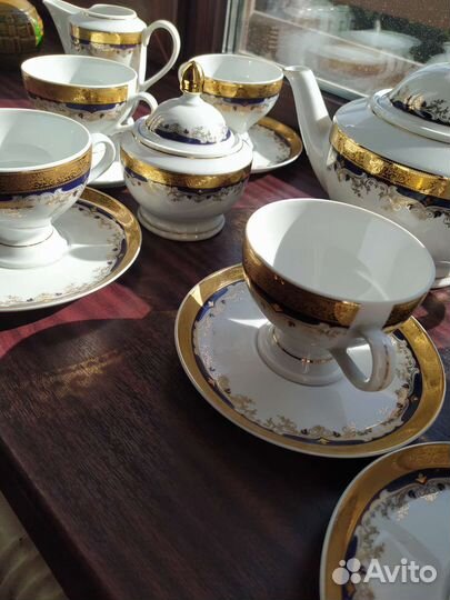 Чешский чайный сервиз, состояние нового