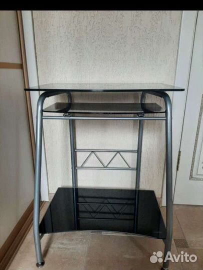 Компьютерный стол стеклянный бу